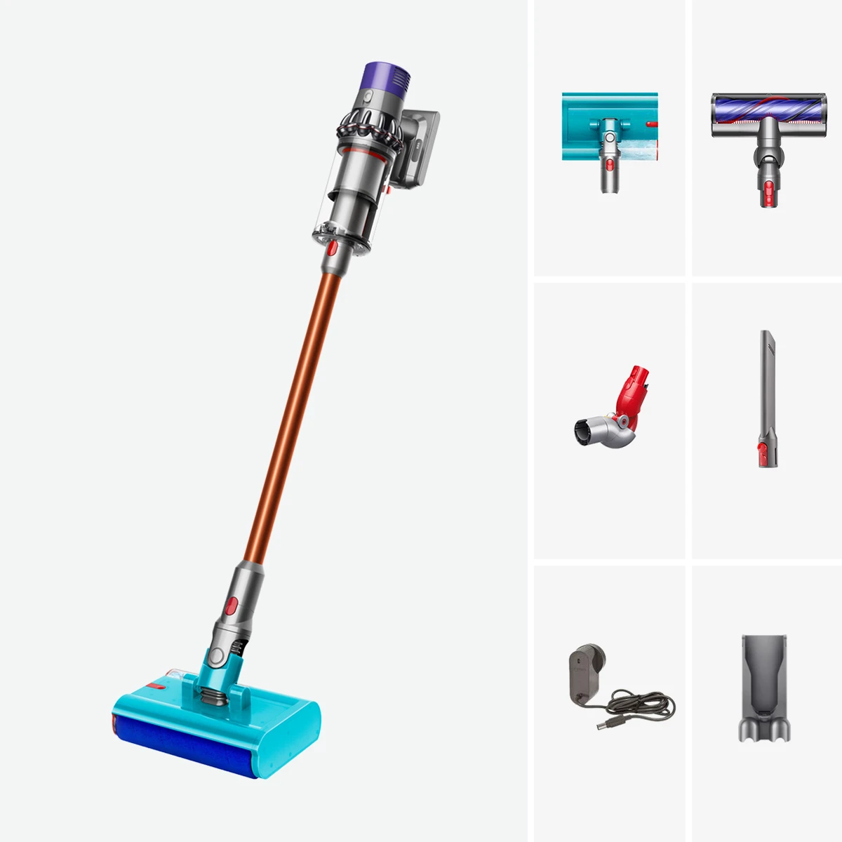 Aspirator vertical pentru aspirare uscată și spălare umedă Dyson V10 Cyclone Submarine™