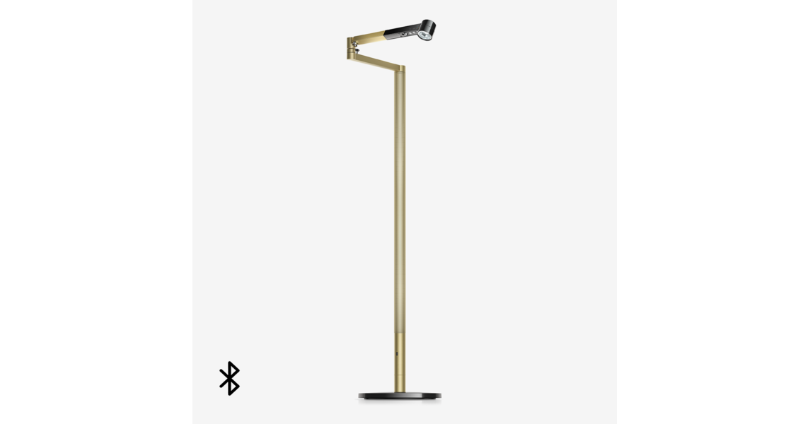 Lampă LED de podea Solarcycle Morph™, Black/Brass