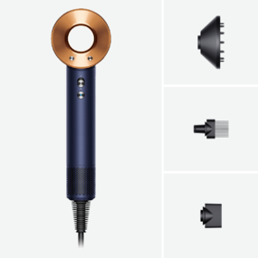  Uscător de păr Dyson HD07 Supersonic, Curly+Coily, Albastru de Prusia/Cupru