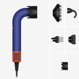 Uscător de păr profesional Dyson Supersonic r™ HD18, Vinca Blue-Topaz