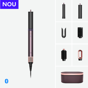 dyson airwrap coanda2 jasper plum cu accesorii si caseta de nou