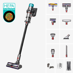 Aspirator vertical fără fir Dyson V15 Detect Total Clean cu iluminare