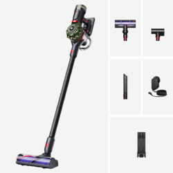Aspirator vertical fără fir V8 Cyclone™, Verde Army/Negru