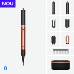 Ondulator multistyler Dyson HS09 Airwrap™ Co-anda2x™, Straight+Wavy (Amber silk/Pink champagne)