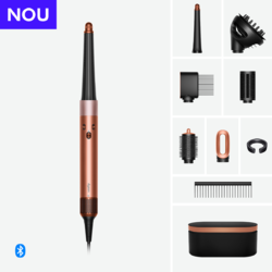 Ondulator multistyler Dyson HS08 Airwrap i.d.™ cu difuzor, Amber silk / Pink champagne