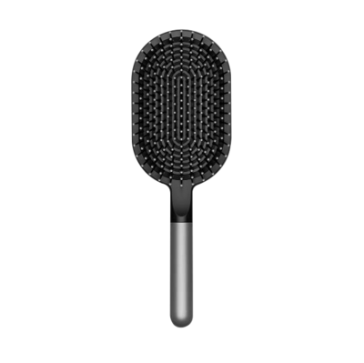 Perie plată cu dinți flexibili Dyson, Negru/Gri