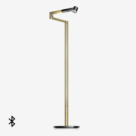 Lampă LED de podea Solarcycle Morph™, Black/Brass