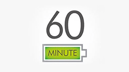 Până 60 minute de autonomie