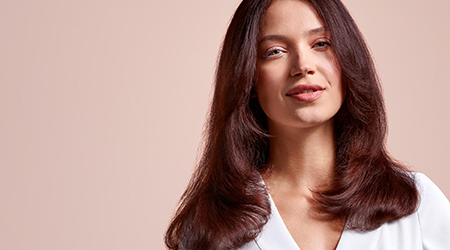 Retușarea coafurii pe părul uscat